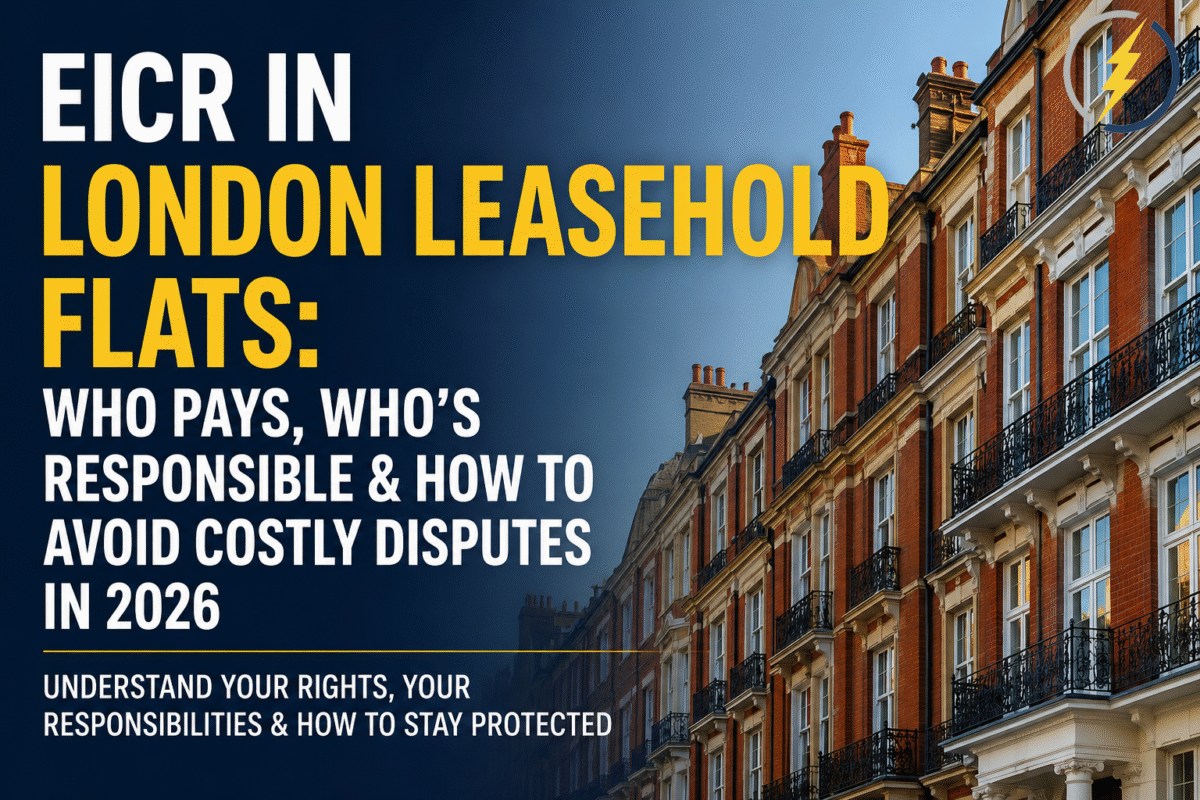 EICR in London Leasehold Flats: Who Pays, Who’s Responsible & How to Avoid Disputes in 2026