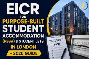 EICR for purpose-built student accommodation and student lets in London 2026 guide