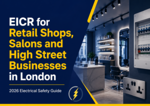 EICR for retail shops, salons and high street businesses in London 2026 electrical safety guide